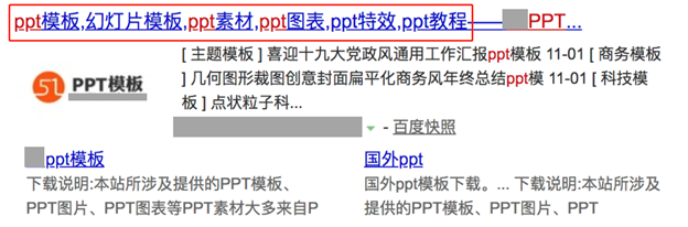 標題堆砌關鍵詞的負面案例